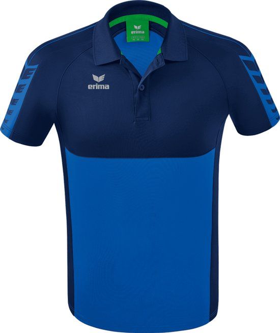 ERIMA Six Wings Polo - New Royal-New Navy - Men's - Size M