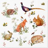 PAW Lunch servetten - Wild Forest Animals