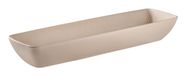 APS-Germany APS NERO Melamine Serving Bowl Beige Rectangular 3.5L