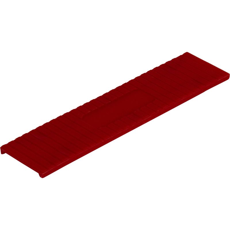 Kunststof tunnelblokje 24x3mm Rood (100 Stuks)