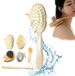 BeiJingLiangPinJiaZuoKeJiWenHuaFaZhanYouXianGongSi Set de brosses de douche, 6 pièces, Noir