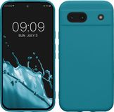 kwmobile telefoonhoesje geschikt voor Google Pixel 8a - Hoesje voor smartphone - Precisie camera uitsnede - In mat petrol