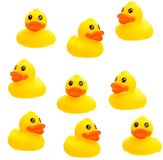 Jono toys Badeendjes 9 Stuks - Badspeelgoed - 4,5 cm