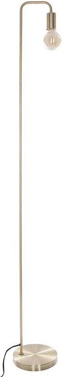 Atmosphera Metalen vloerlamp - Staande lamp - Goud - H 150 cm