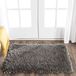 Safavieh Shaggy tapijt, SG267, handgetuft polyester, grijs, 60 x 91 cm