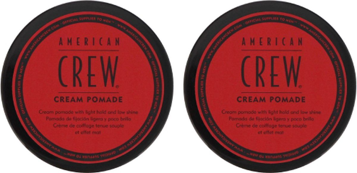 American Crew Cream Pomade - Light Hold - 2 x 85 gr