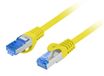 Lanberg PCF6A-10CC Netwerkkabel Geel 5 m Cat6a S/FTP Rond