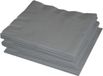 Merkloos / Sans marque Zilveren 25x Zilveren kleuren thema servetten 41 x 41 cm