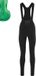 Gonso Pantalon de cyclisme long pour femme Stivo Tight BIB Noir/Vert Lycra Taille 40