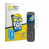 BROTECT Screenprotector 3 Stuks voor Panasonic KX-TU550 Beschermglas transparant