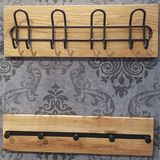 HAKU Wandpaneelset Met 8 Haken En 5 Knoppen | Royal Oak-design