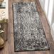 SAFAVIEH Evoke Collection EVK256R Oosterse lopers, pluisvrij, 70 x 200 cm, zwart/grijs
