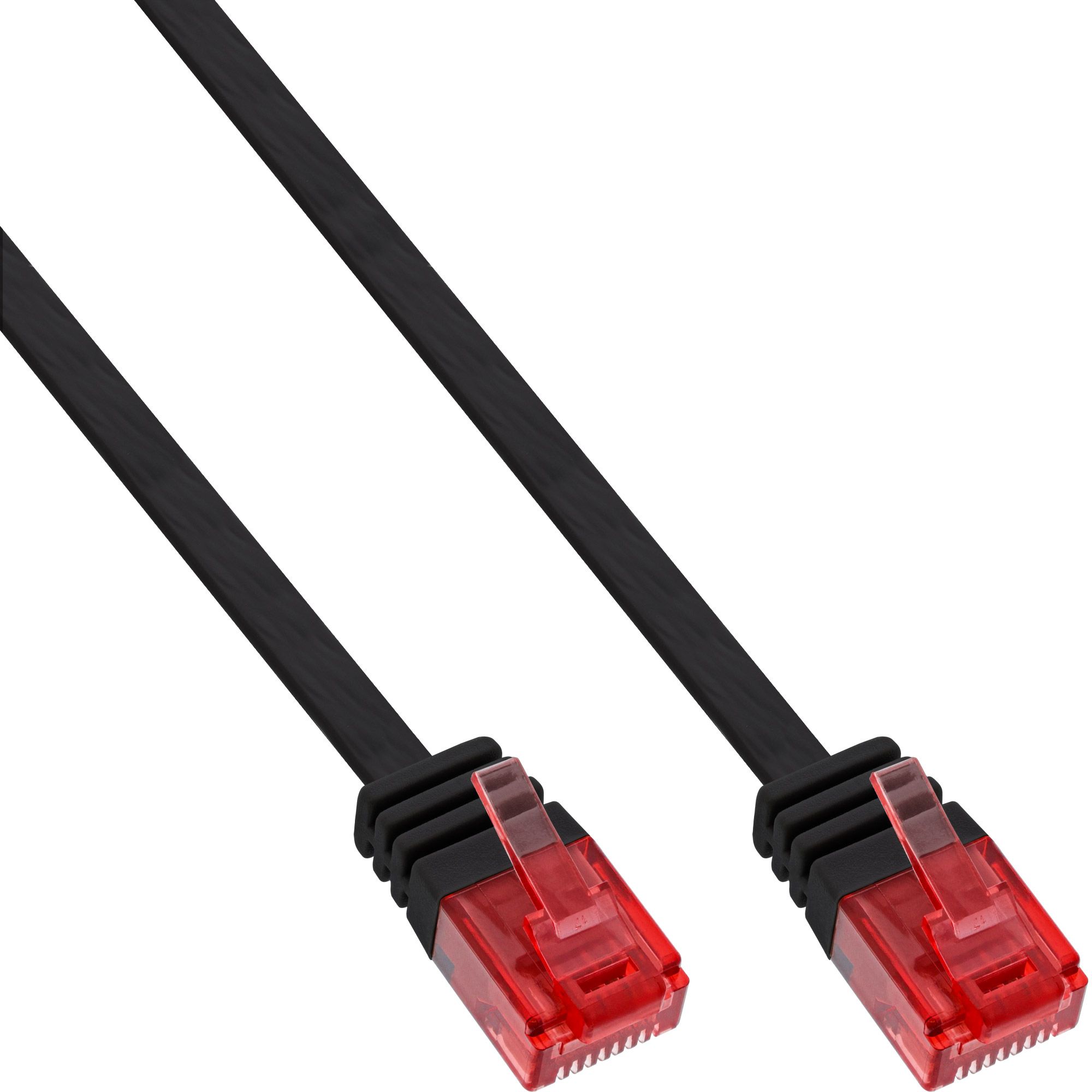 Inline UTP Cat6 Netwerkkabel - 0.5m - Zwart