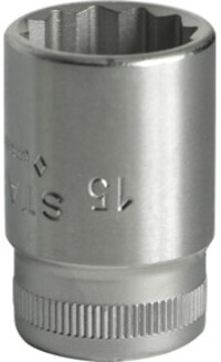 Stahlwille 12-kant dopsleutelbit - 3/8 inch - 15 mm - 1 stuk