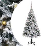 vidaXL Kunstkerstboom met 150 LED, Wit, 150 cm