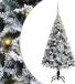 vidaXL Kunstkerstboom met 150 LED, Wit, 150 cm