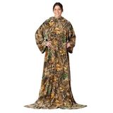 Northwest Realtree Edge Woondeken, zachte, comfortabele deken met mouwen, voor volwassenen, 122 x 180 cm