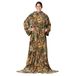 Northwest Realtree Edge Woondeken, zachte, comfortabele deken met mouwen, voor volwassenen, 122 x 180 cm