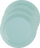Santex Feest Gebak/Taart Bordjes - Lichtblauw - 20 stuks - Karton - 17 cm