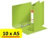Esselte Ringband Esselte Vivida A5 2R PP 25mm Groen - 10 stuks