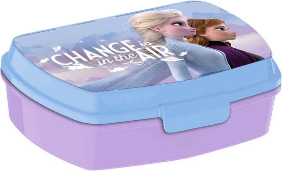 Disney Frozen Broodtrommel/Lunchbox - Lila - Kunststof - 20 x 10 cm