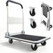 Vevor Opvouwbare Platformwagen, 150 Kg Draagvermogen, Transportwagen met Zwenkwielen, Handwagen met Antislipcoating Op Het Laadoppervlak, Transporthulpmiddel voor Eenvoudige Opslag, 735x480x825 mm Rolwagen