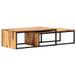 Maison Exclusive - Set de 2 tables basses, bois d'acacia massif