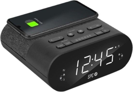 SPC Alarm Clock with Wireless Charger SPC 4587N