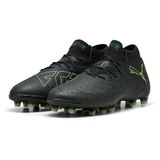 Puma Future 8 Ultimate AG Voetbalschoenen Senior Zwart/Groen Maat 45