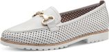Tamaris Damen Slipper 1-24230-44 100 Weiß Leder Größe 37