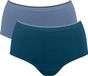Sloggi Go Sense Dames Highwaist Blue 2-Pack