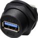 TRU COMPONENTS TC-E13T-FU3-PRF TC-13543572 USB 3.0-bus naar bus IP67 (met schroefdraad) 1 stuk(s)