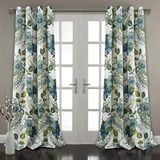 Lush Decor Bloemen Paisley kamer verduistering venster gordijn paneel paar, 52" B x 84" L, blauw