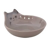 Nobby 82450 Kato Keramiek kattenbak grijs Ø 12 x 5,5 cm 0,15 liter