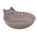 Nobby 82450 Kato Keramiek kattenbak grijs Ø 12 x 5,5 cm 0,15 liter