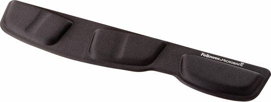 Fellowes Health-V Fabrik - Polssteun voor toetsenbord - Ergonomisch - Zwart