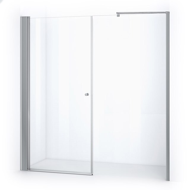 Maxaro Douchewand met Draaideur Zircon Comfort 190cm Chroom