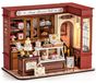 Maison miniature pâtisserie à assembler - Bois - Maquette pour adultes et adolescents - Maison de poupée en kit de bricolage
