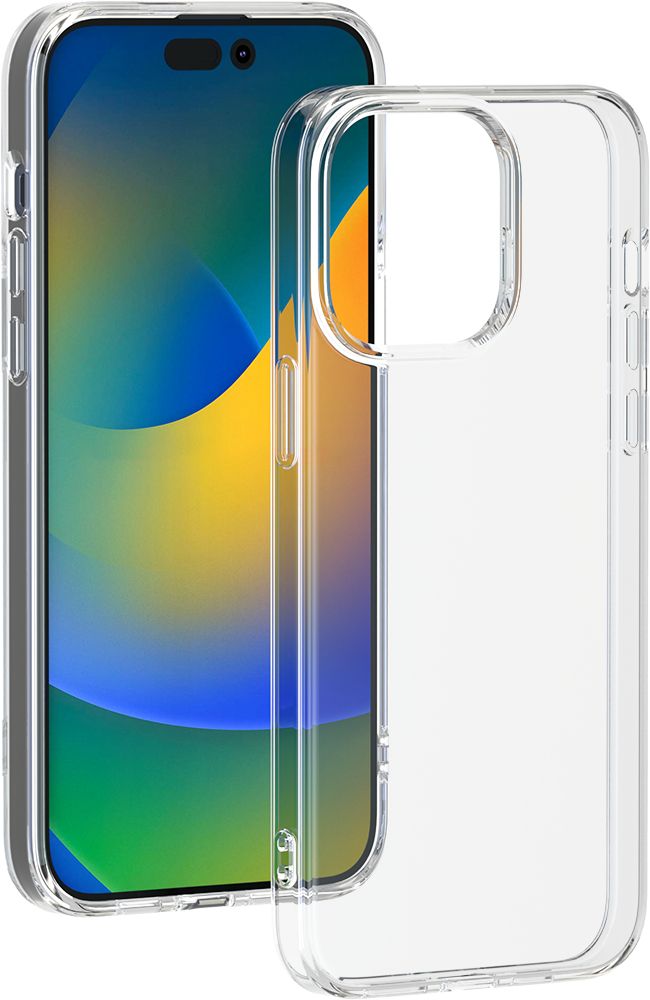 Bigben Connected SILITRANSIP15P mobiele telefoon hoes Transparant voor iPhone 15 Pro