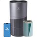 Vibrix PureFlow70 Pro Luchtreiniger - 70 m² - 6-in-1 Filter - Ionisator - Zwart