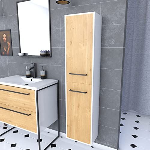 Aurlane PACM037 Structura P037 badkamerzuil, zwart/wit