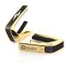 Taylor by THALIA Capodaster met gouden afwerking, 800-serie, ebbenhout met parelmoer element toets marker
