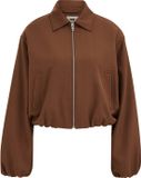 WE Fashion Veste bomber pour femme - Marron - Taille XXL