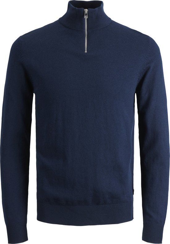 JACK&JONES JJEEMIL KNIT HALF ZIP NOOS JNR Jongens Trui Maat 140