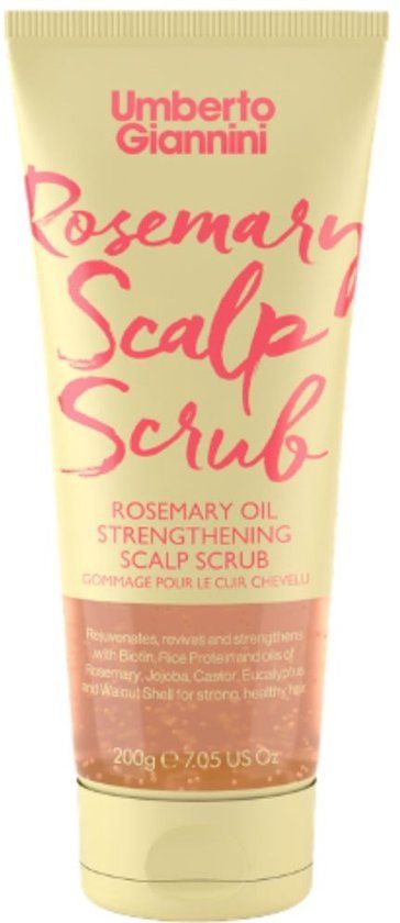 Umberto Giannini Strong Curls Rosemary Oil Strenghtening Scalp Scrub - 200ml