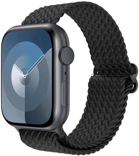 imoshion Nylon geweven bandje voor de Apple Watch | 38/40/41/42 mm - Zwart