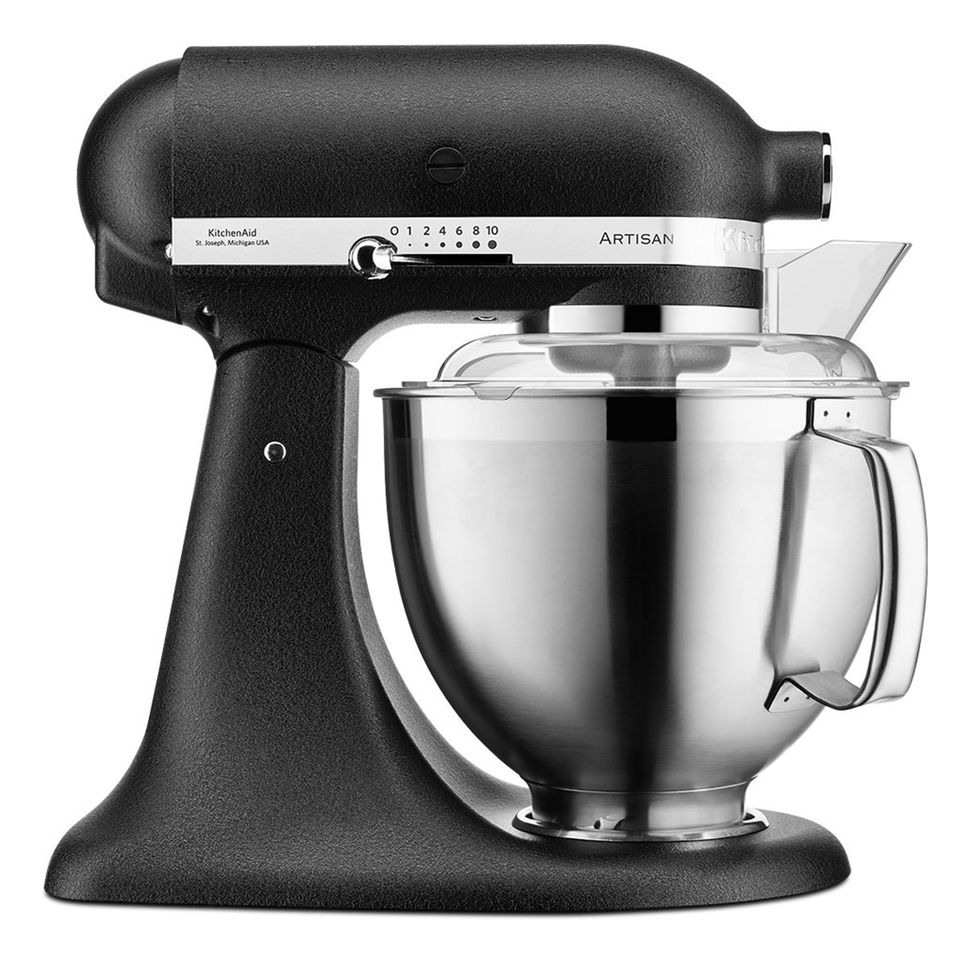 KitchenAid Artisan Keukenmachine - 4.8L - Zwart - Incl. 6 Accessoires