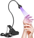 5 W uv-lamp voor gelnagels, USB mini kleine uv-lamp, nagels met veiligheidsclip en 360 graden draaibare kop voor manicure en droge vingernagels