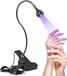 5 W uv-lamp voor gelnagels, USB mini kleine uv-lamp, nagels met veiligheidsclip en 360 graden draaibare kop voor manicure en droge vingernagels
