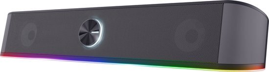 Trust GXT1619 Rhox - Stereo Soundbar - RGB Verlichting - Grijs